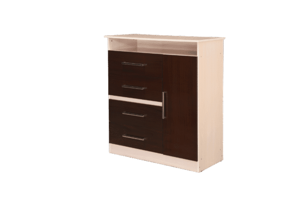 Comoda Tv - 1 puerta y 4 cajones - Imagen 5