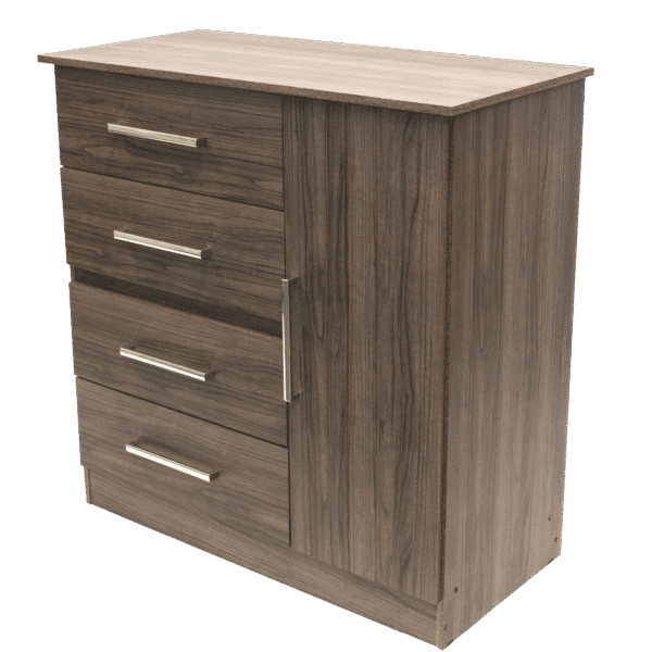 Comoda - 1 puerta y 4 cajones