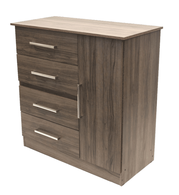 Comoda - 1 puerta y 4 cajones