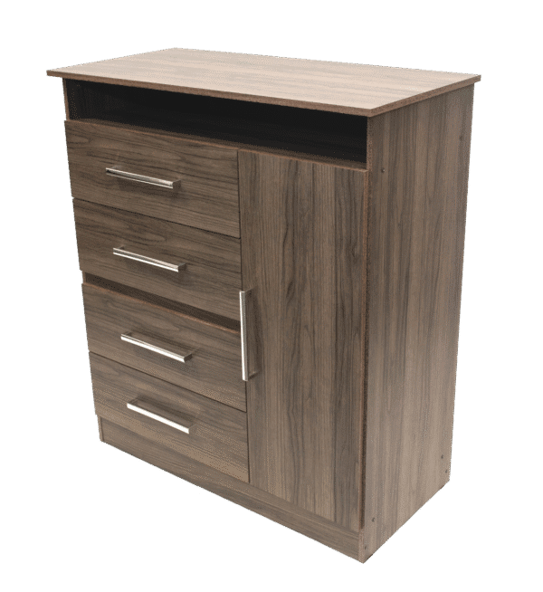 Comoda Tv - 1 puerta y 4 cajones - Imagen 4